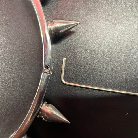 Spiked Metal BDSM Collar - Collars and Leads
