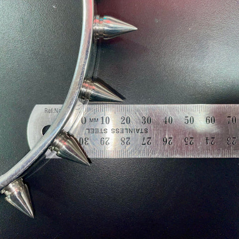 Spiked Metal BDSM Collar - Collars and Leads
