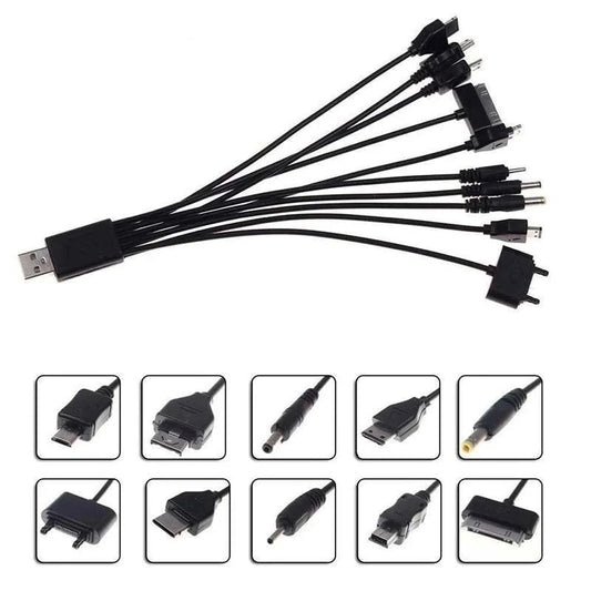 USB Multiple Cable Charger - Vibrator Accessories