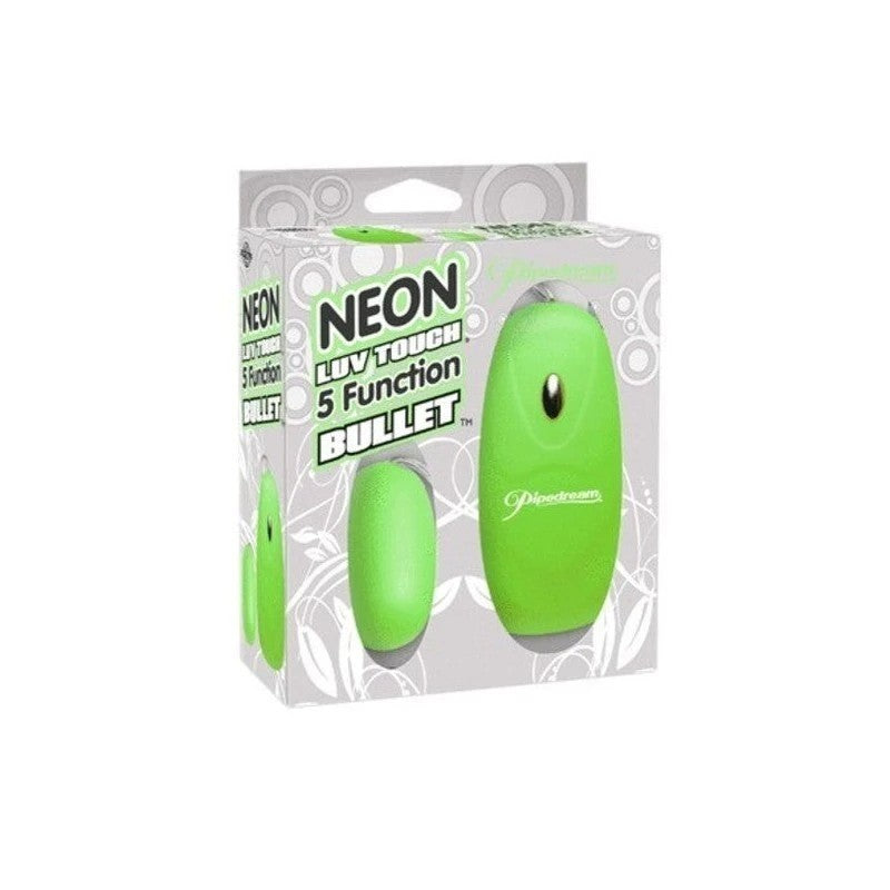 Pipedream Neon Luv Touch 5 Function Bullet Vibrator Bullet Vibrators