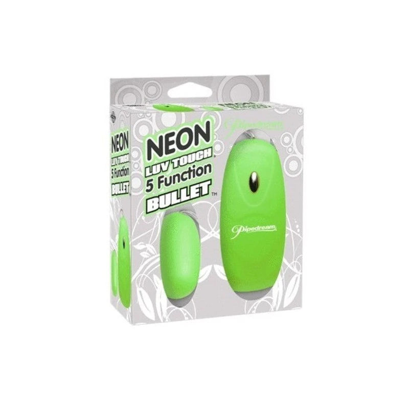 Pipedream Neon Luv Touch 5 Function Bullet Vibrator Bullet Vibrators
