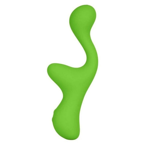 Lust By Jopen L16 Silicone Rabbit Vibrator Green - Prostate Toys