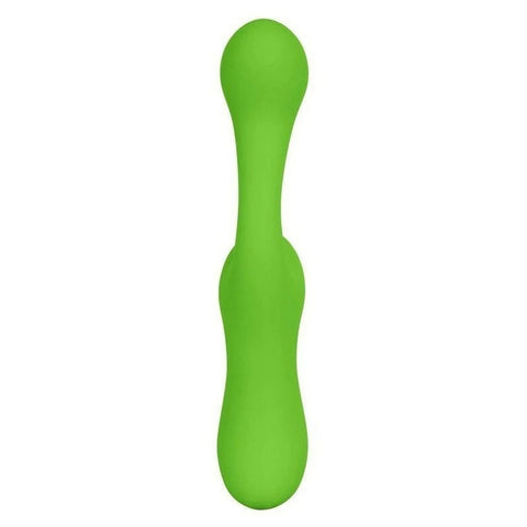 Lust By Jopen L16 Silicone Rabbit Vibrator Green - Prostate Toys