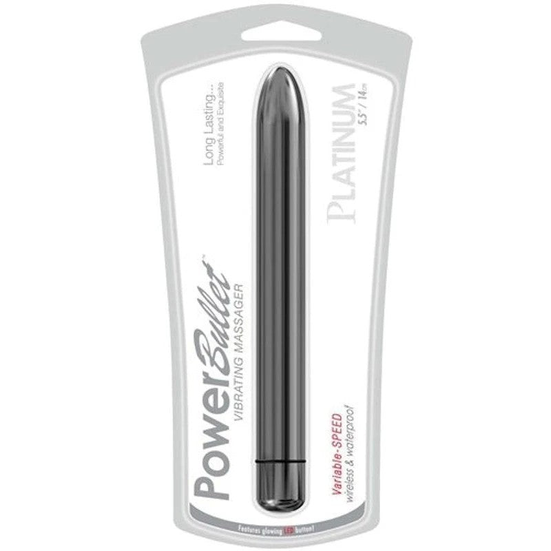 Platinum Power Vibrating Bullet 5.5 inch Personal Massagers