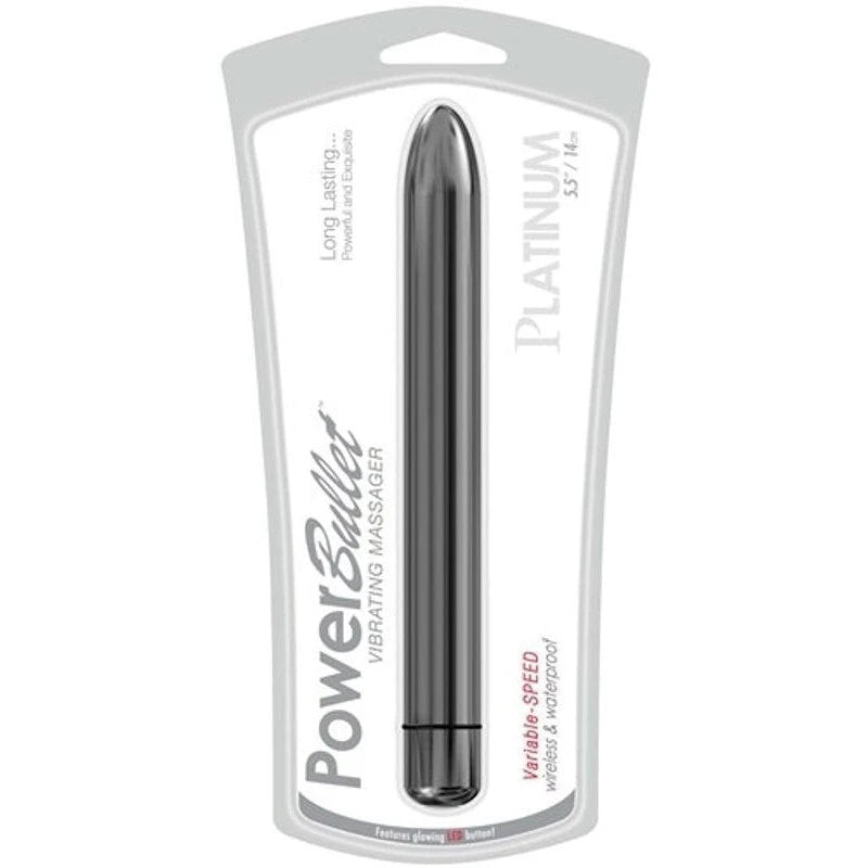 Platinum Power Vibrating Bullet 5.5 inch Personal Massagers