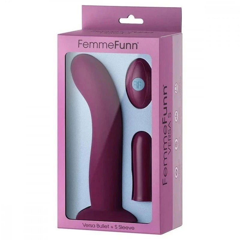 FemmeFunn Versa Bullet - Versatile, Magnetic-Charged Vibrator Butt Plugs