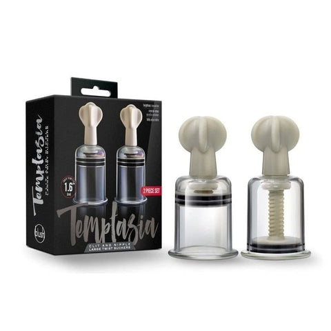 Temptasia Adjustable Pleasure Suckers - Heighten Your Senses - Nipple and Clit Clamps