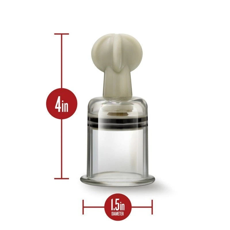 Temptasia Adjustable Pleasure Suckers - Heighten Your Senses Nipple and Clit Clamps