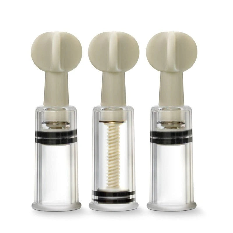 Temptasia Clit & Nipple Twist Suckers - Customizable Suction for Heightened Sensitivity Nipple and Clit Clamps