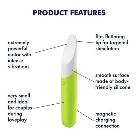 Satisfyer Ultra Power Bullet 7 Intense Vibrating Clitoral Massager - Anal Vibrators