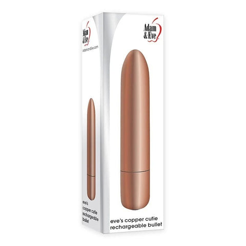Adam & Eve Copper Cutie - Stylish Vibrator for Sensual Solo or Duo Play - Bullet Vibrators