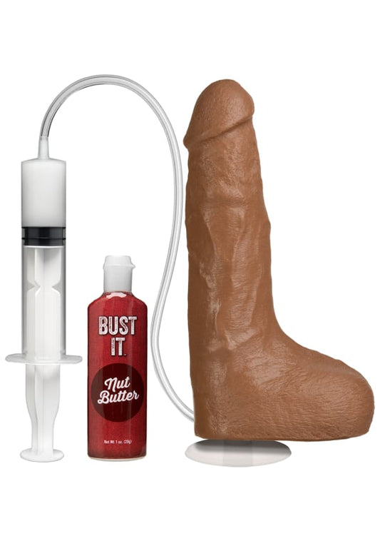 Doc Johnson Bust It 8.5 Inch Squirting Realistic Cock Flesh - Realistic Dildos