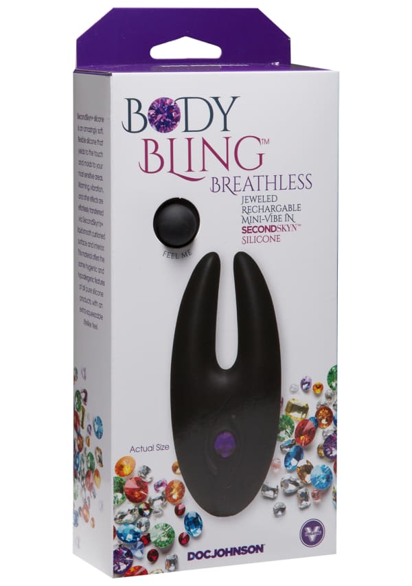 Doc Johnson Body Bling Breathless 8 Functions Mini Vibe Mini & Slim Vibrators