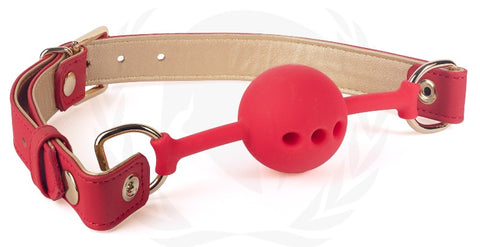 Vegan Fetish Breathable Ball Gag - Bondage Gags and Bits