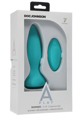 Doc Johnson A-Play Rimmer Rechargeable Silicone Anal - Clit Ticklers and Pulsators