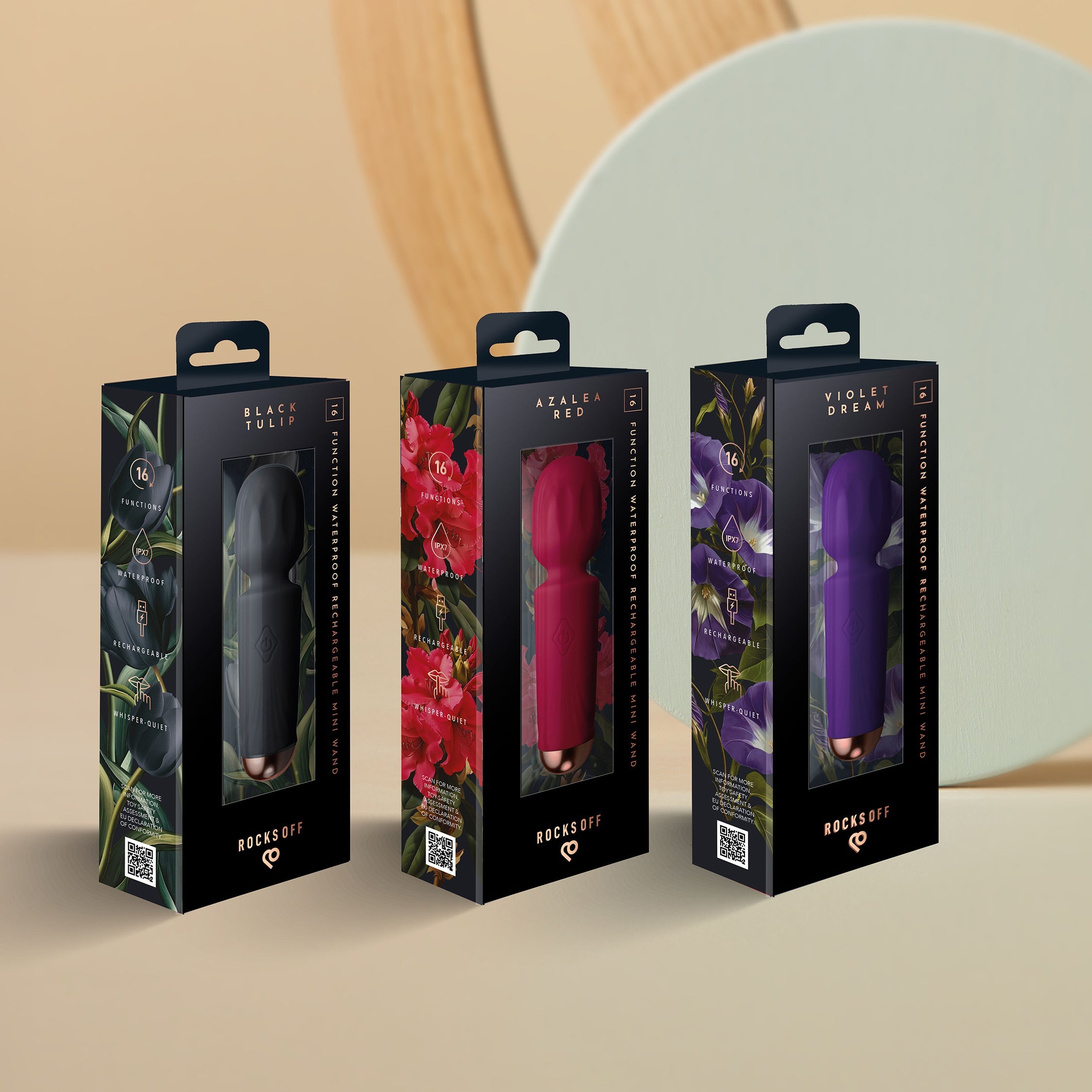 Rocks Off Rechargeable Mini Body Wand Massager Body Wands