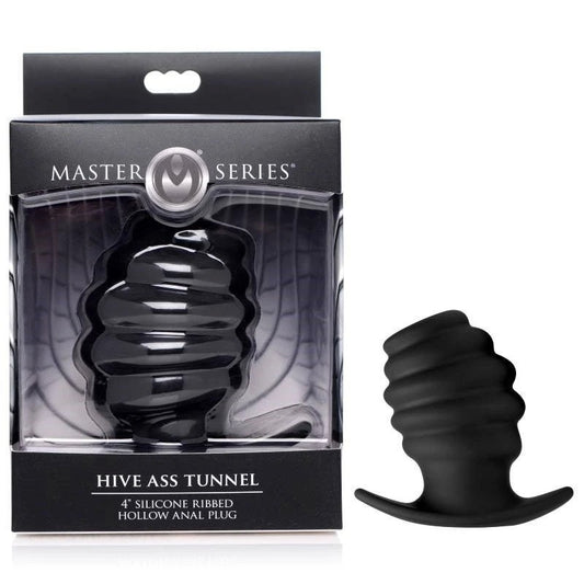 XR Brands Hive Ribbed Anal Plug - Indulge in Ecstasy Butt Plugs