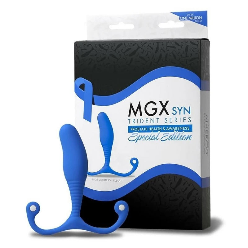Aneros MGX Syn Trident Blue Edition Prostate Massager Prostate Toys