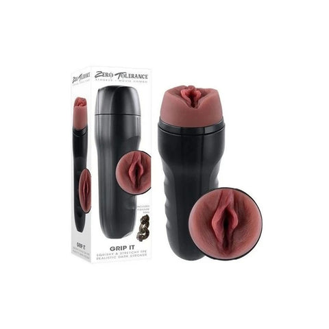 Zero Tolerance Grip It Lifelike Male Pleasure Stroker - Masturbators and Strokers
