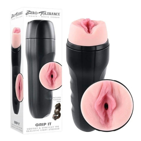 Zero Tolerance Grip It Lifelike Male Pleasure Stroker - Masturbators and Strokers