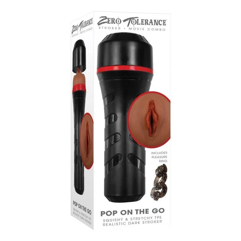 Zero Tolerance Pop On The Go Realistic Male Stroker Masturbators and Strokers