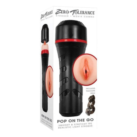 Zero Tolerance Pop On The Go Realistic Male Stroker - Masturbators and Strokers