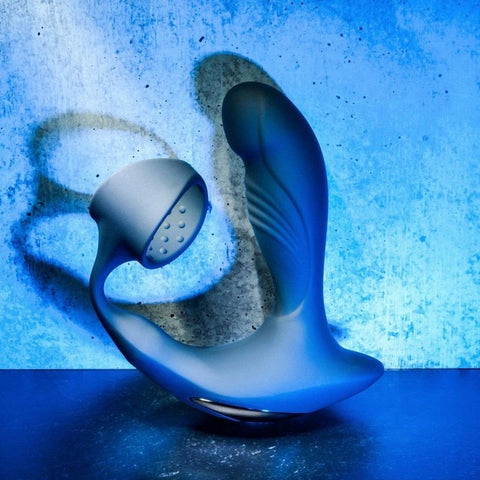 Zero Tolerance Strapped & Tapped Prostate Vibrator Black - Butt Plugs