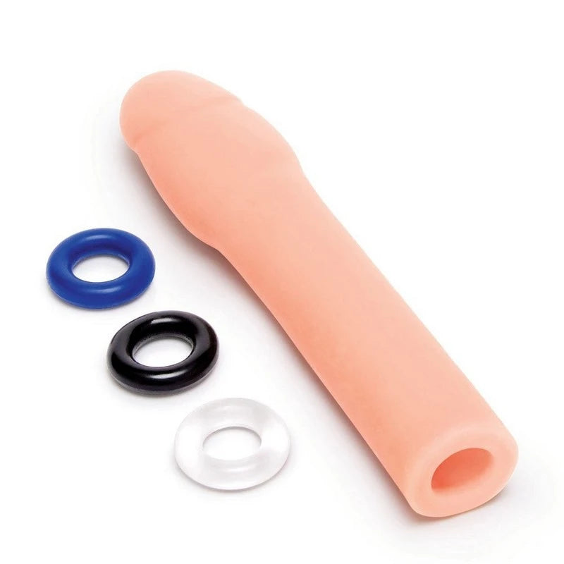 Size Up Realistic 2" Penis Extender - Enhance Your Intimate Experiences Pumps, Extenders and Sleeves