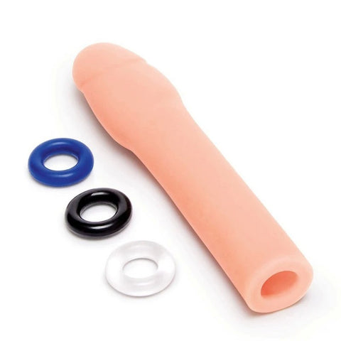 Size Up Realistic 2" Penis Extender - Enhance Your Intimate Experiences - Pumps, Extenders and Sleeves