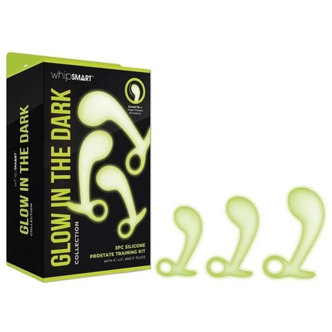 WhipSmart Luminous Prostate Pleasure Set - 3-Piece Kit - Prostate Toys