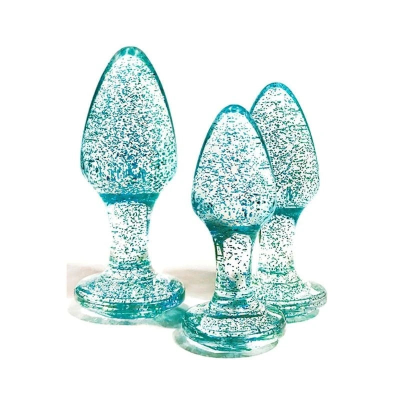 Adam & Eve GLITTER GEM BUTT PLUG SET Butt Plugs