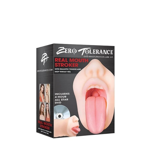 Zero Tolerance Real Mouth Blowjob Male Stroker - Masturbators and Strokers