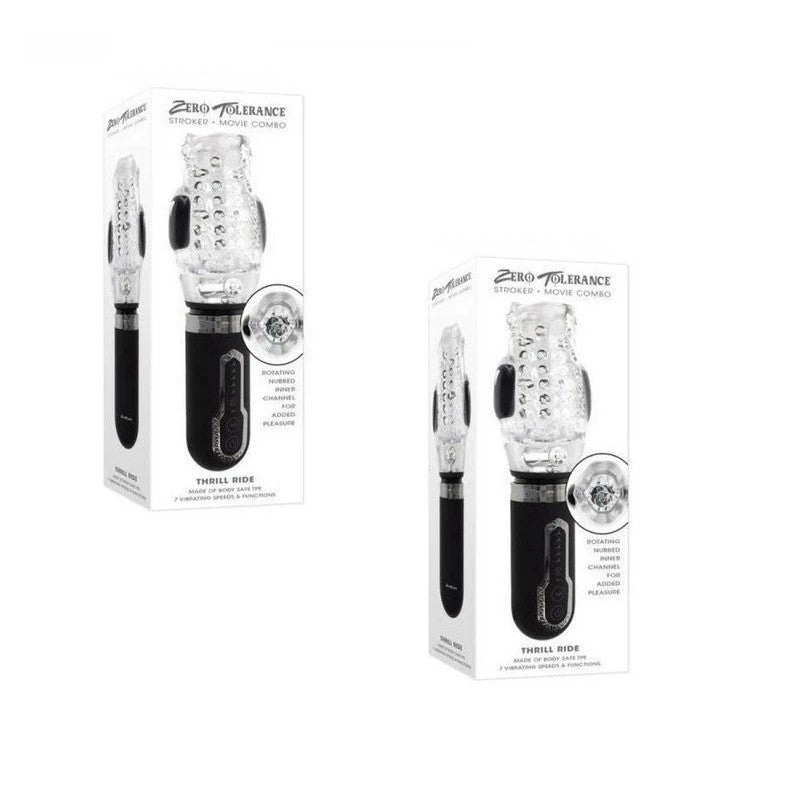 Zero Tolerance THRILL RIDE Vibrating Mens Stroker - Masturbators and Strokers