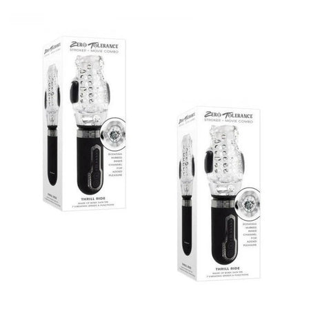 Zero Tolerance THRILL RIDE Vibrating Mens Stroker - Masturbators and Strokers