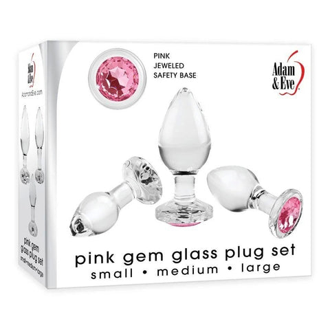Luxurious Glass Anal Plug Set for Sensual Exploration - Butt Plugs
