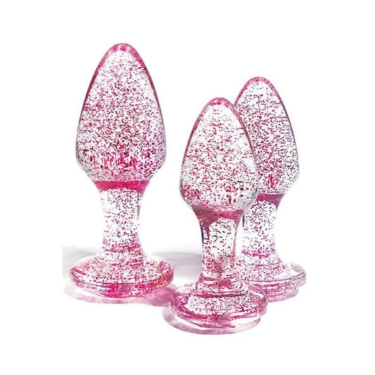 Sparkle and Indulge - Adam & Eve Glitter Gem Butt Plug Collection - Butt Plugs