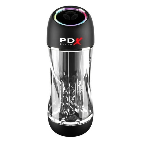 PDX Elite ViewTube Pro Vibrating Male Stroker - Realistic Butts And Vaginas