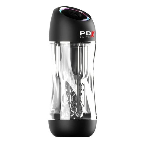 PDX Elite ViewTube Pro Vibrating Male Stroker - Realistic Butts And Vaginas