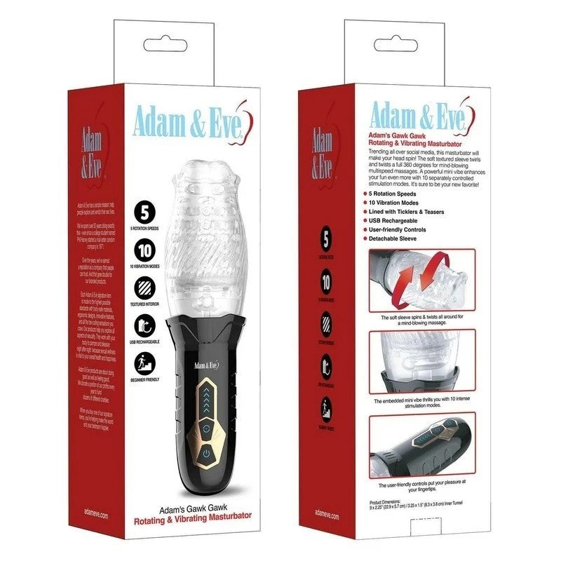 Adam & Eve Adams Gawk Gawk 2.0 Male Stroker Masturbators and Strokers