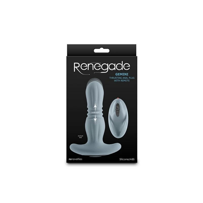 Renegade Gemini Vibrating Butt Plug - Rechargeable Remote-Controlled Bliss Butt Plugs