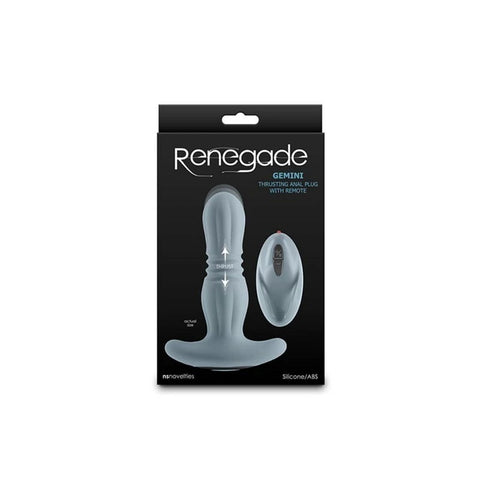 Renegade Gemini Vibrating Butt Plug - Rechargeable Remote-Controlled Bliss - Butt Plugs