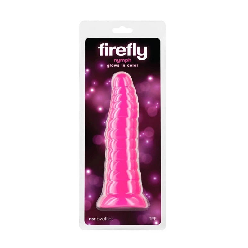 Firefly Nymph Glow In Dark Suction Cup Dildo Anal Dildos