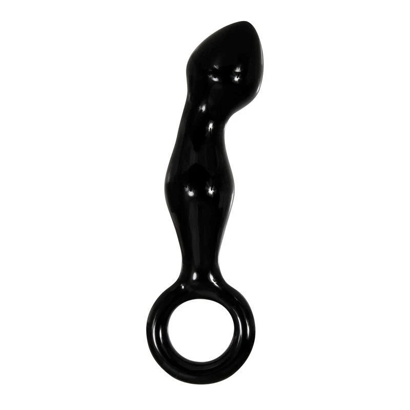 Adam & Eve's Sophisticated Black Glass Prostate Massager Prostate Toys