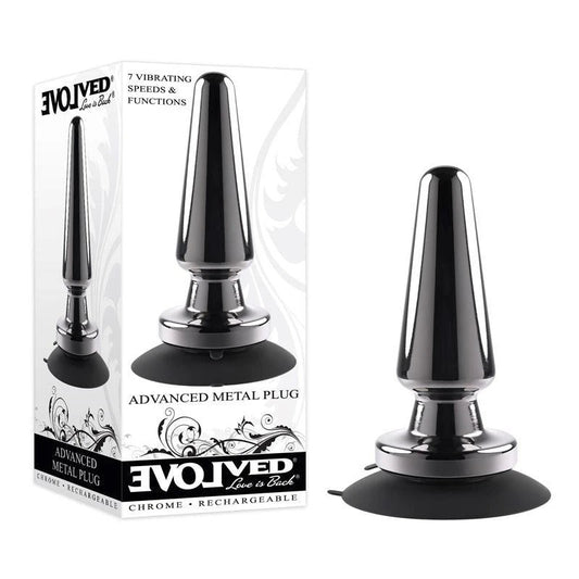 Evolved Luxury Metal Plug - Indulge in Sensual Bliss - Butt Plugs