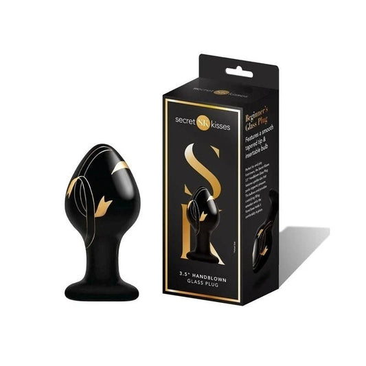 Secret Kisses Handblown Glass Plug - Butt Plugs