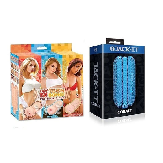 Elevate Your Bedroom Intimacy - Hey 19! Bang Strokers 3-Pack - Masturbators and Strokers