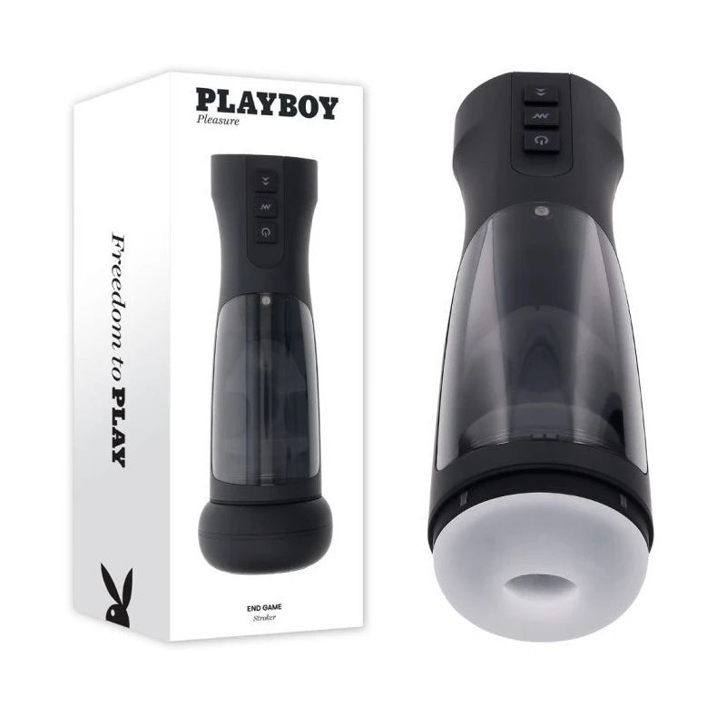 Playboy Pleasure End Game Sanitising Male Stroker Masturbators and Strokers