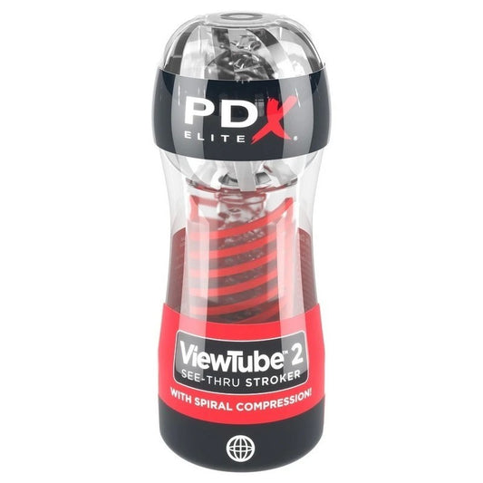 PDX Elite Viewtube 2 See-Thru Male Stroker - Masturbators and Strokers