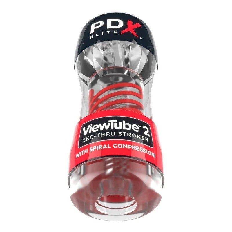 PDX Elite Viewtube 2 See-Thru Male Stroker Masturbators and Strokers