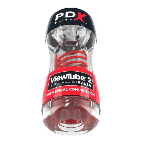 PDX Elite Viewtube 2 See-Thru Male Stroker - Masturbators and Strokers